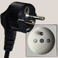 Electrical Plug Type E CEE 7/6