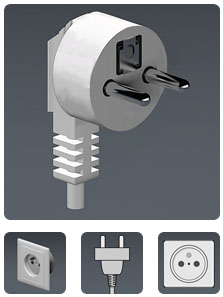 Electrical Type E Plug