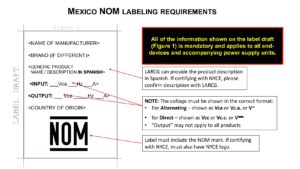nom draft label template regulatory compliance latin america